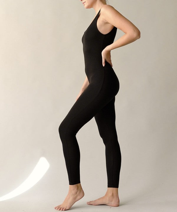 Bamboo Yoga Romper Overall Fabina   