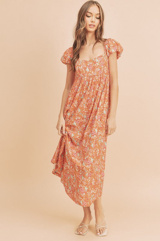 Amelia Floral Maxi Dress Aemi + Co   