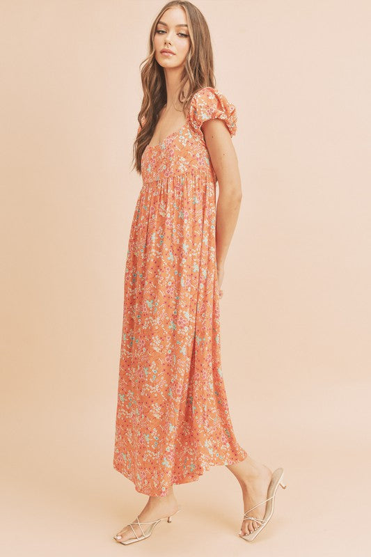 Amelia Floral Maxi Dress Aemi + Co   