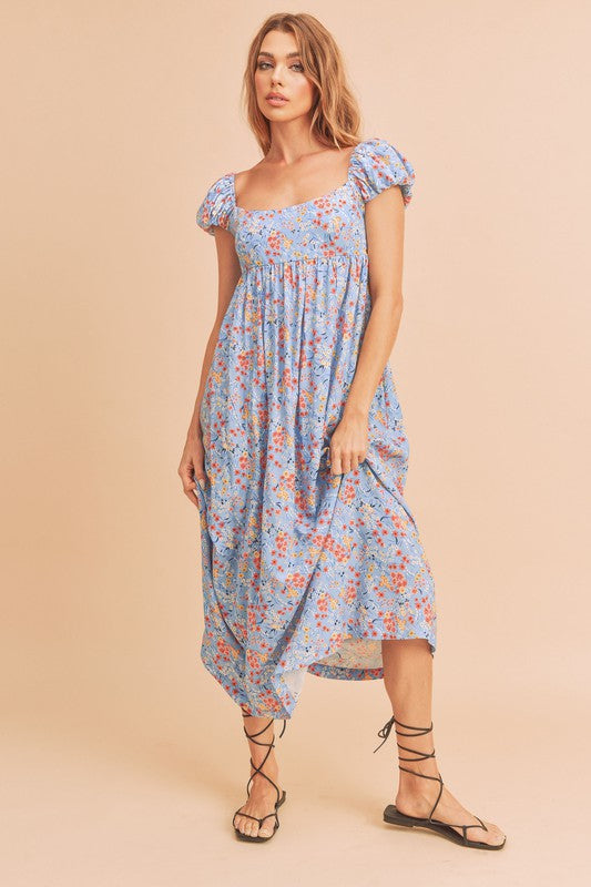 Amelia Floral Maxi Dress Aemi + Co   