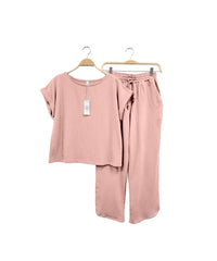 Hemp Day Loungewear Set Fabina MAUVE S 