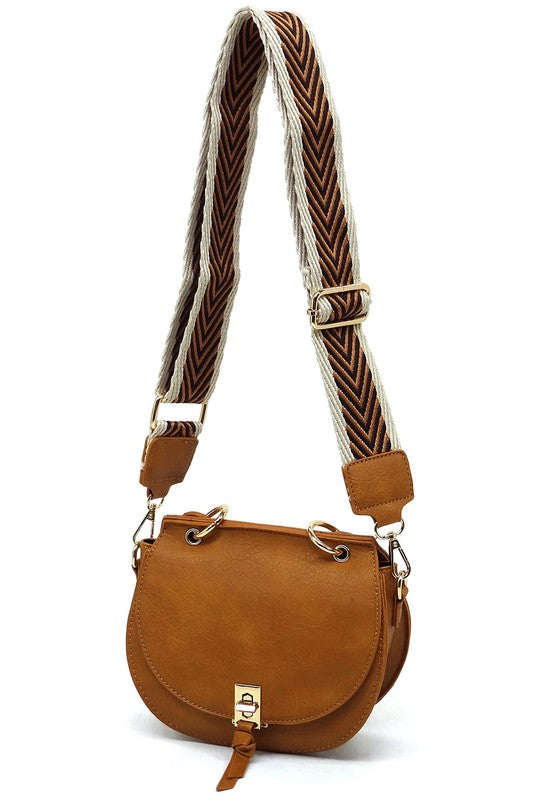 Flap Saddle Satchel Crossbody Guitar Strap Bag Simmer & Fay   