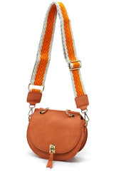 Flap Saddle Satchel Crossbody Guitar Strap Bag Simmer & Fay   