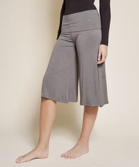 Bamboo Gaucho Pants Fabina DULL GREY S 