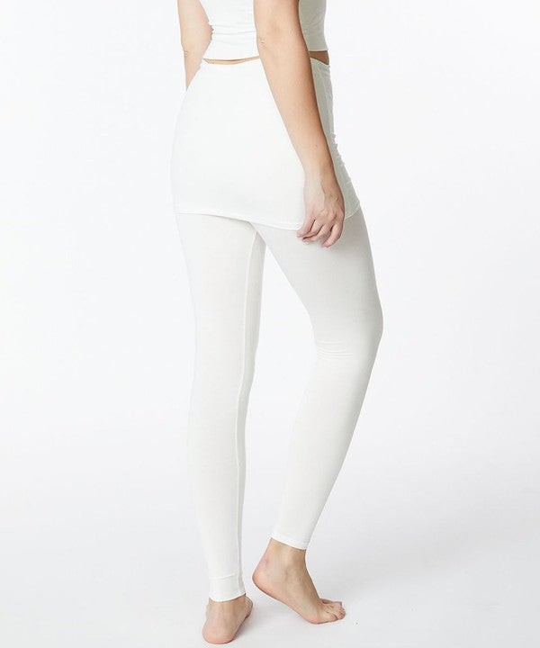 Bamboo One Piece Skirted Legging Fabina   