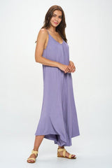 Lavender Modal Spandex Soft Knit Jumpsuit Renee C.   