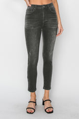 High Rise Ankle Skinny Jeans Risen   