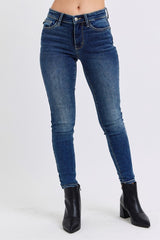 Mid-Rise Waist Skinny Jeans with Pockets Judy Blue