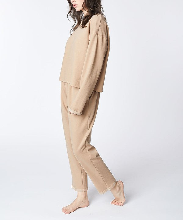 Recycled Cotton Loungewear Set Fabina   