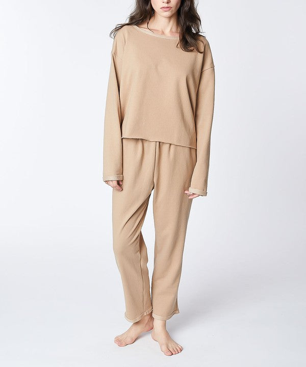 Recycled Cotton Loungewear Set Fabina   