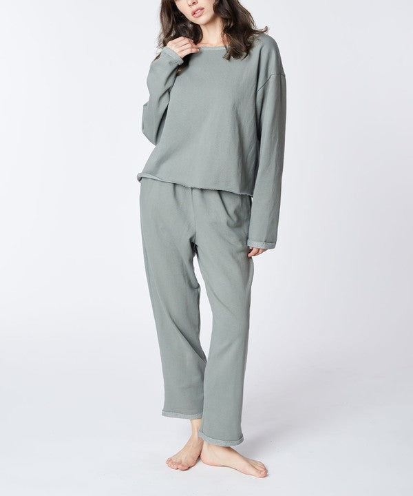 Recycled Cotton Loungewear Set Fabina   