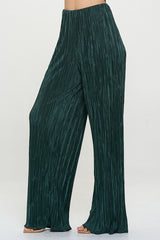 Green Plisse High Waist Pants Renee C.   