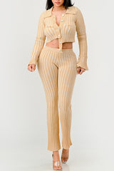 Golden Hour Knit Ensemble Athina BEIGE S 