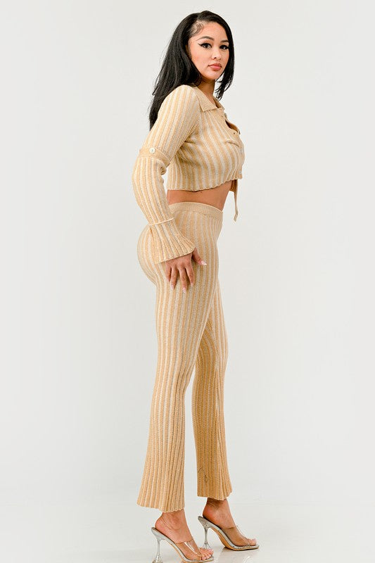 Golden Hour Knit Ensemble Athina   