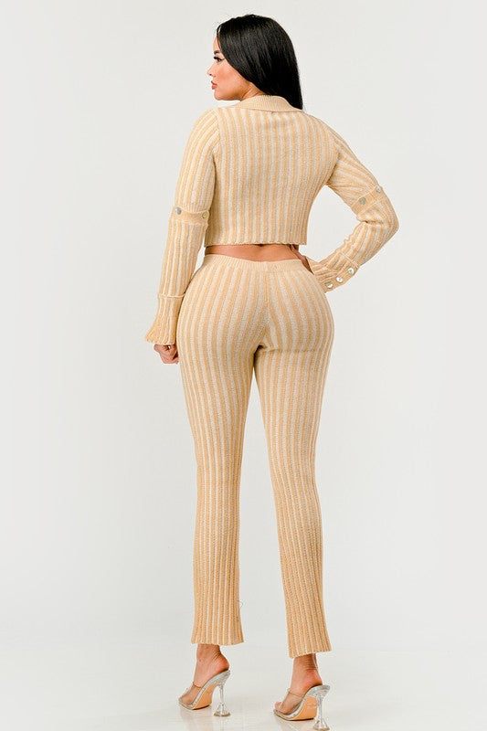 Golden Hour Knit Ensemble Athina   