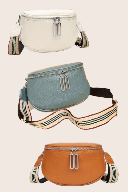 Jensyn Genuine Leather Sling Crossbody Bag Dani & Em   