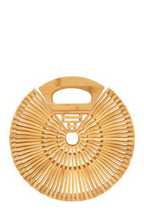 Natural Bamboo Ark Hand Round Clutch ICCO ACCESSORIES KHAKI OS 