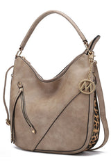 Lisanna Hobo Shoulder Bag by Mia K MKF Collection by Mia K Beige One Size 