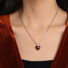 Eternal Elegance Heart Pendant Necklace SOCALI   