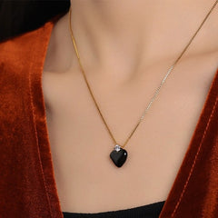 Eternal Elegance Heart Pendant Necklace SOCALI   