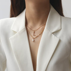 Pearl Drop Pendant Necklace SOCALI   