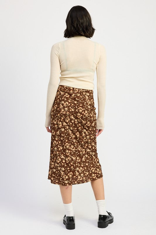 Bias Floral Midi Skirt Emory Park   