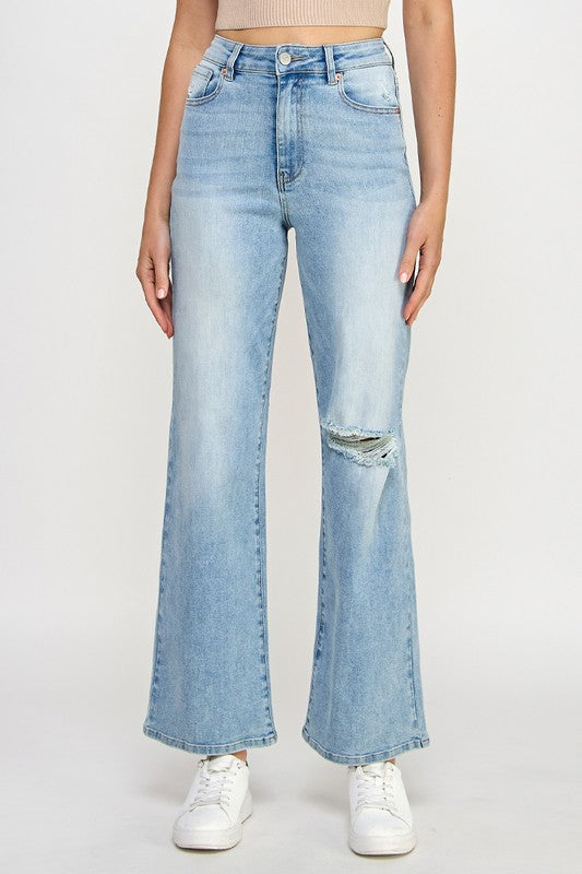 High Rise Relaxed Wide Leg Jeans Insane Gene   