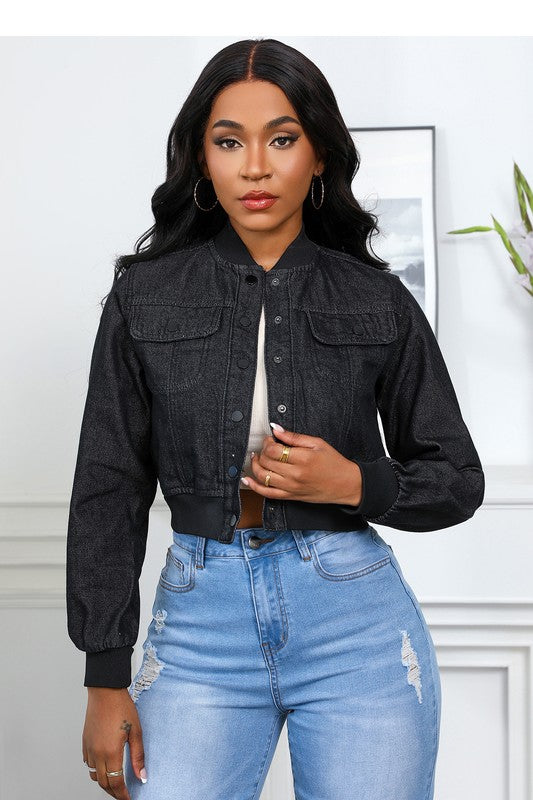 WOMEN FASHION DENIM JACKET By Claude   