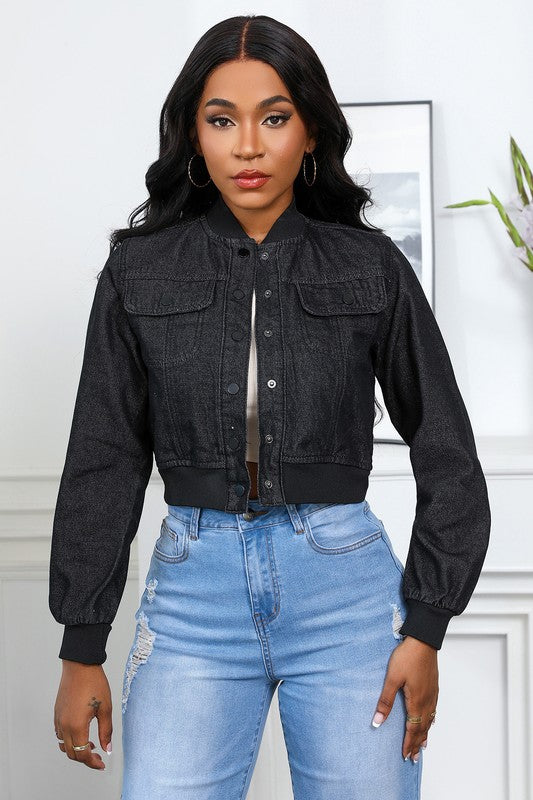 WOMEN FASHION DENIM JACKET By Claude   