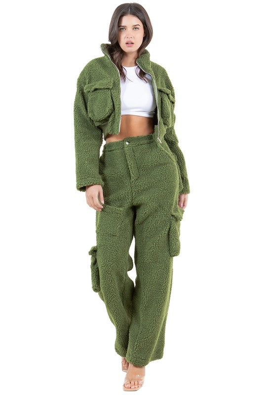 WOMEN FASHION TEDDY 2PCS SET By Claude