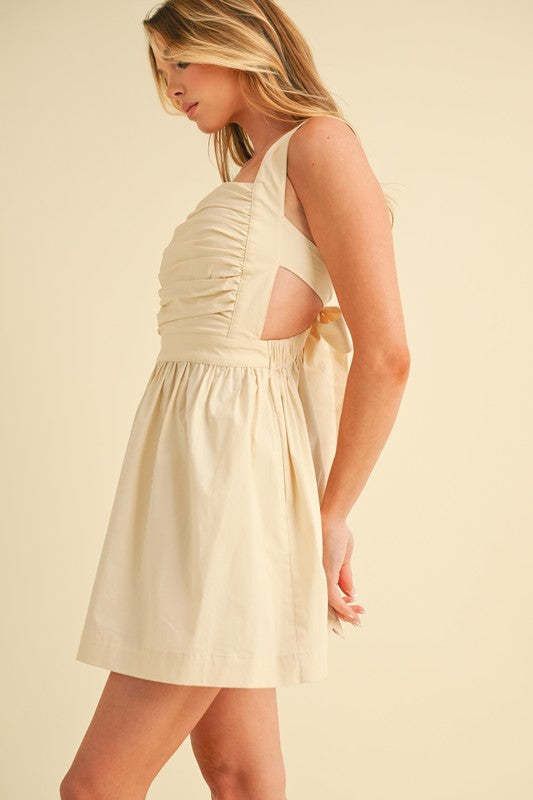 Maeve Smocked Flowy Mini Dress Aemi + Co