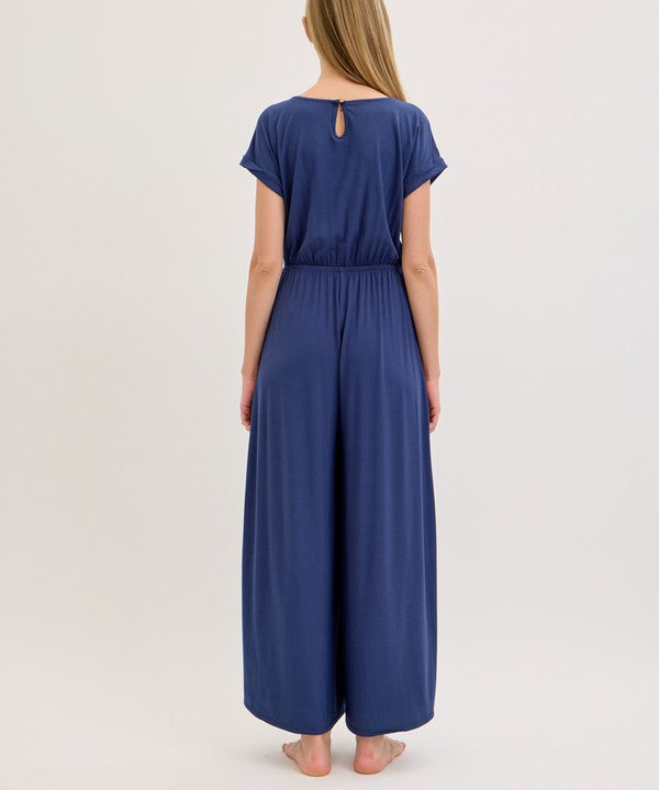 Bamboo Ankle Length Romper Fabina
