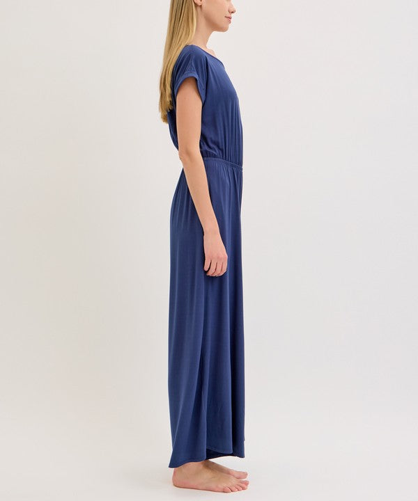 Bamboo Ankle Length Romper Fabina