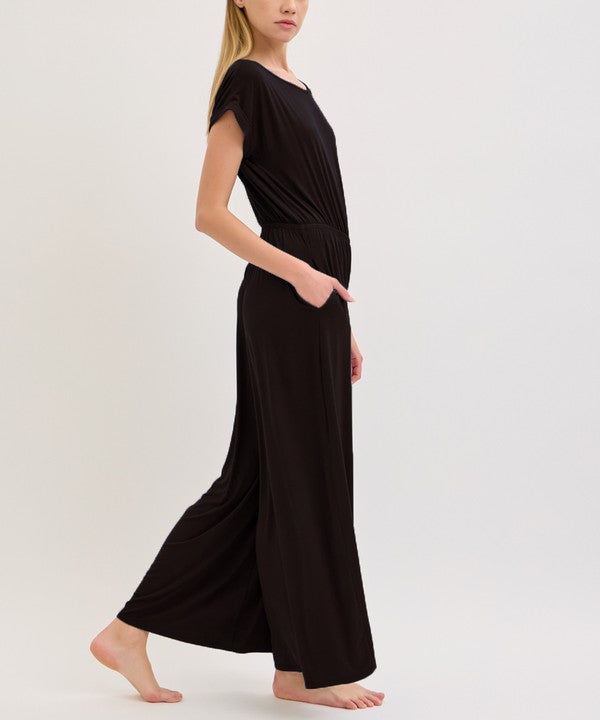 Bamboo Ankle Length Romper Fabina