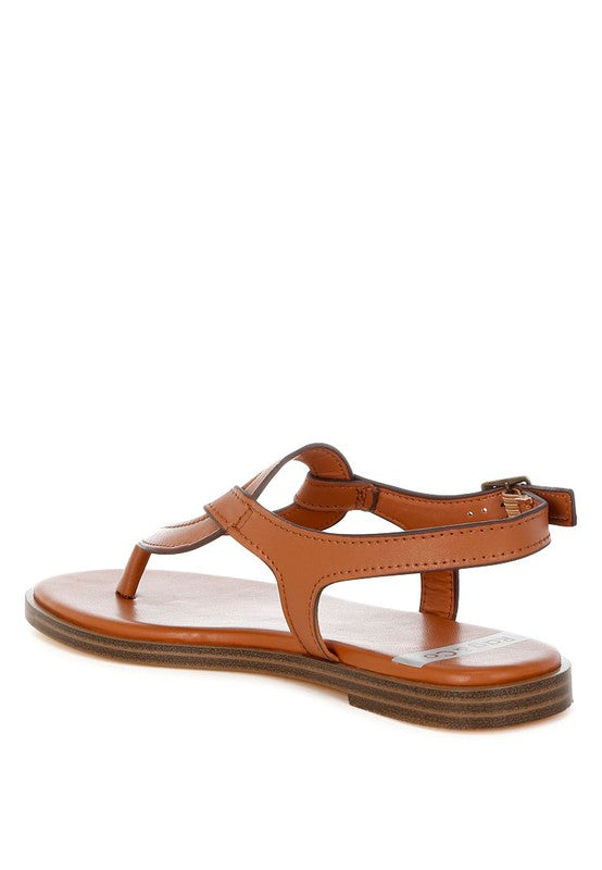 Torad Thong Toe Cut-Out Flats Rag Company
