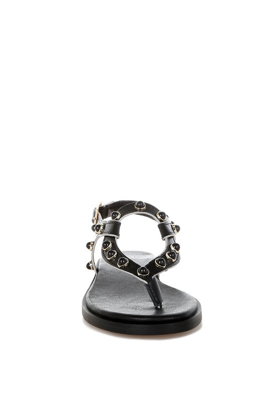 Avens Pearl Rivet Studded Flats Rag Company