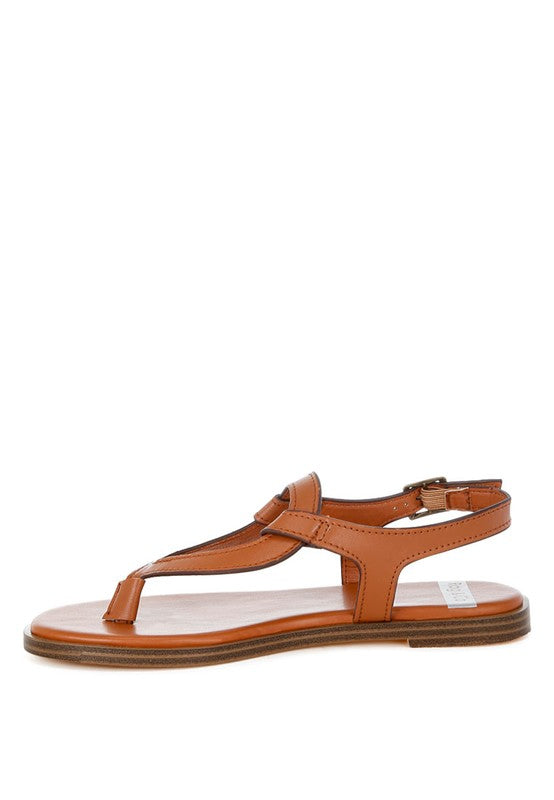 Torad Thong Toe Cut-Out Flats Rag Company