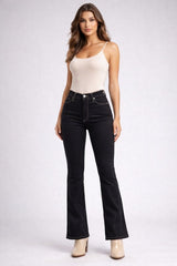 Rayele Boot Cut Jean in Black Denim GJG Denim