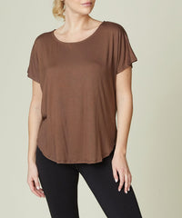 Bamboo Casual Dolman Sleeve Top Fabina   