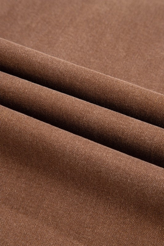 Denim High Waist Patch Pocket Straight Leg Jeans JUNIPER BLVD