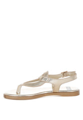 Zorad Metallic Genuine Leather Flats Rag Company
