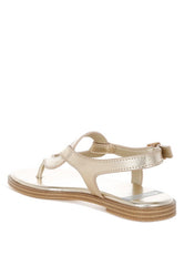 Zorad Metallic Genuine Leather Flats Rag Company