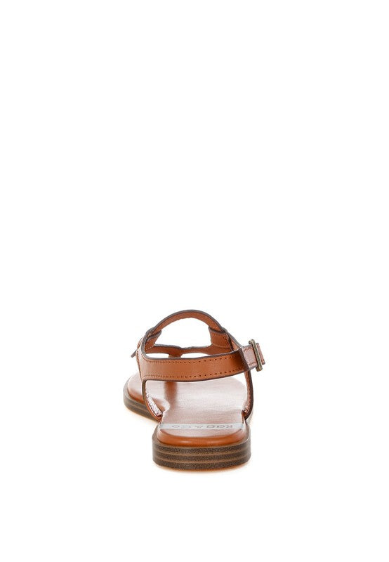 Torad Thong Toe Cut-Out Flats Rag Company