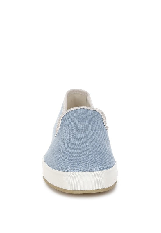 Palin Denim Slip On Loafers Rag Company
