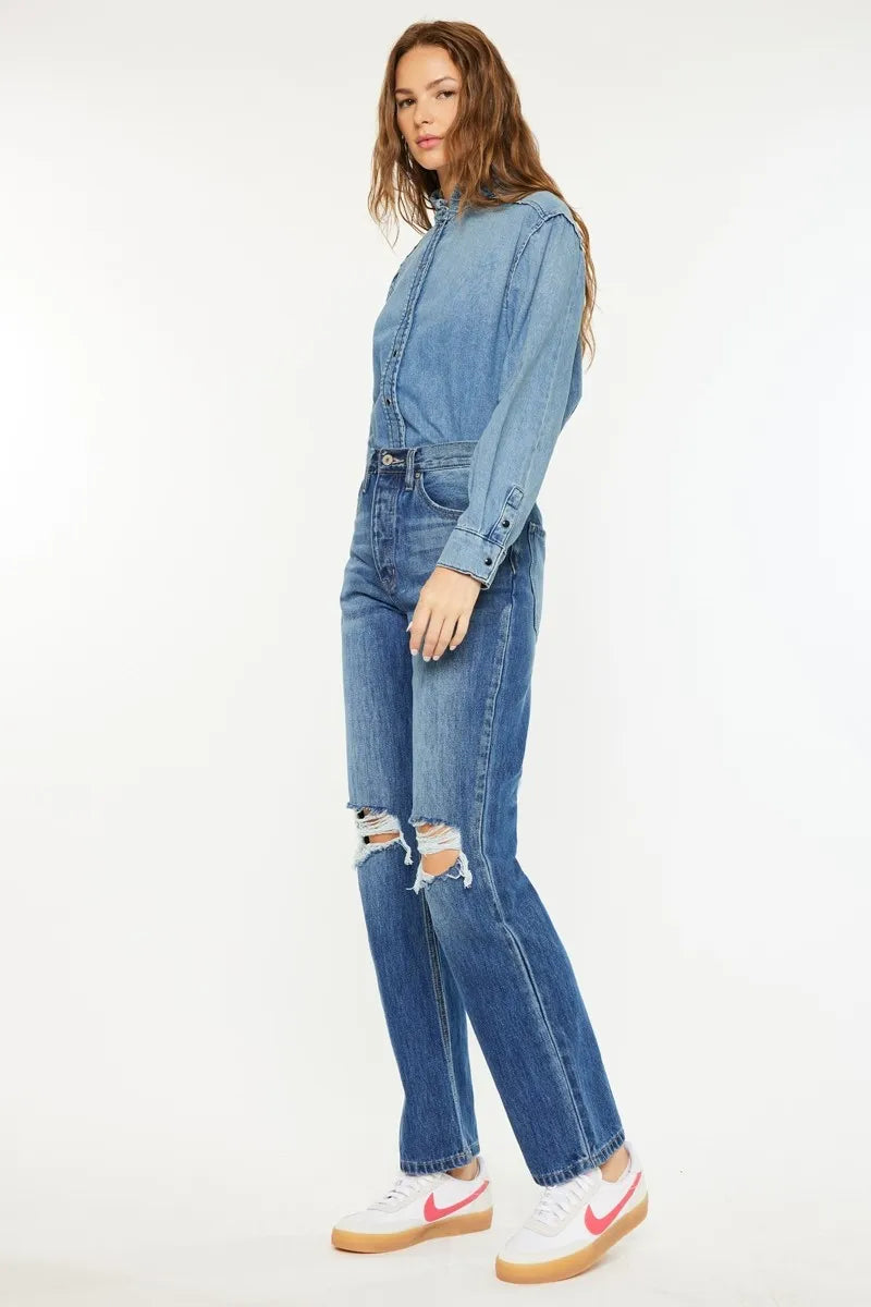 Ultra High Rise 90's Boyfriend Jeans Kancan