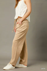 Cargo-Inspired Drawstring Pants Umgee