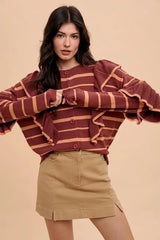 Comfort Stretch Cotton Slit Detailed Mini Skirt Annie Wear