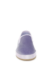 Saba Velvet Round Toe Slip-On Loafers Rag Company
