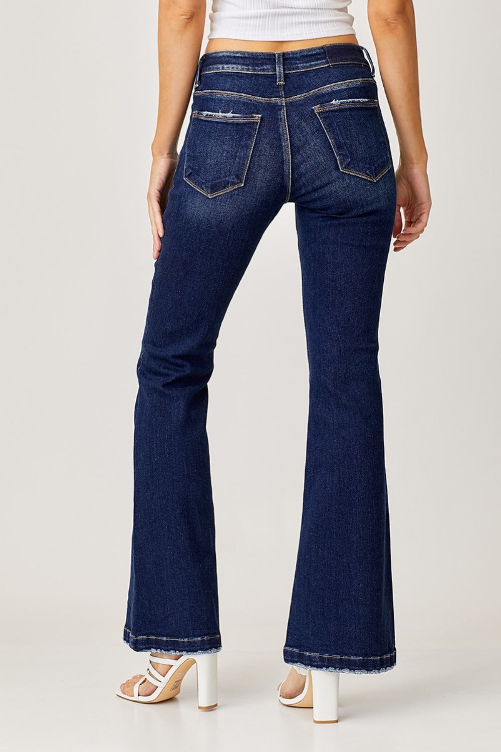 Low Rise Flare Jeans Risen   