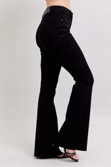 High Waist Star Seam Detail Flare Plus Size Judy Blue